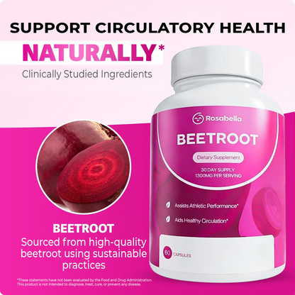 Rosabella Organic Beetroot Capsules