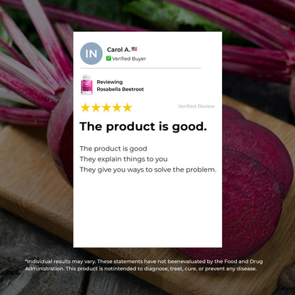 Rosabella Organic Beetroot Capsules