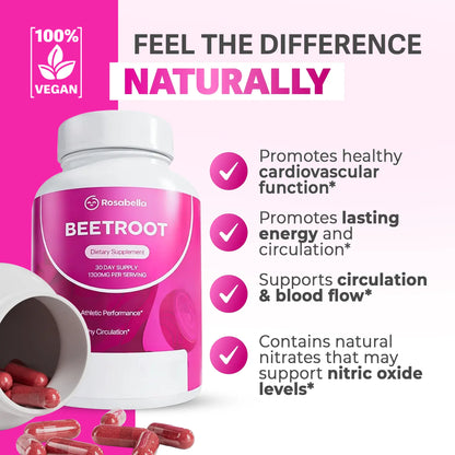 Rosabella Organic Beetroot Capsules