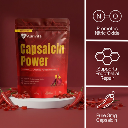 Aurivita Capsaicin Power - Cayenne Pepper Softgels