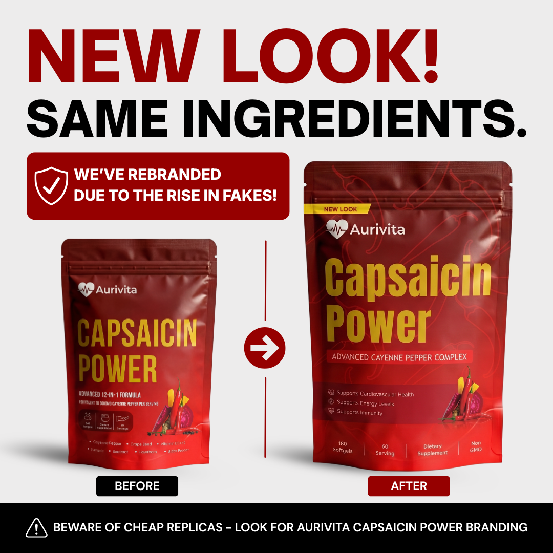 Aurivita Capsaicin Power - Cayenne Pepper Softgels